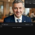 Портрет уверенного бизнесмена компании Аллигат Про на нейтральном фоне в студийном освещении